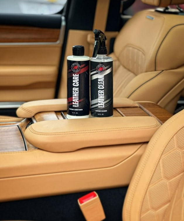 Which Interior Products Are for You? Leather Clean vs. Leather Care